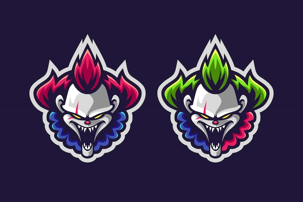 Download Free Clown Mascot Logo Option Color Premium Vector Use our free logo maker to create a logo and build your brand. Put your logo on business cards, promotional products, or your website for brand visibility.
