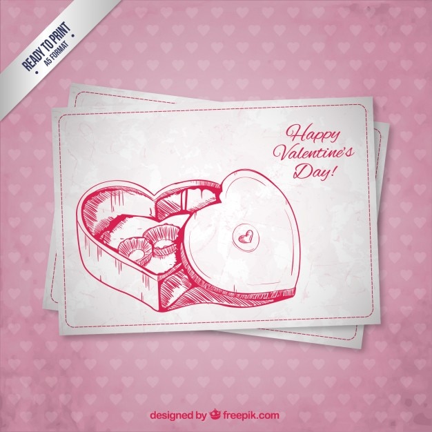 CMYK Valentine card