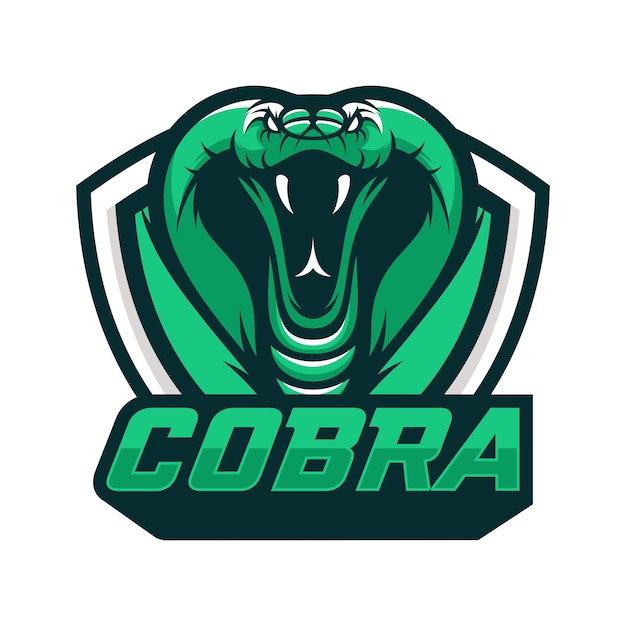 Premium Vector | Cobra animal sport mascot head logo vector