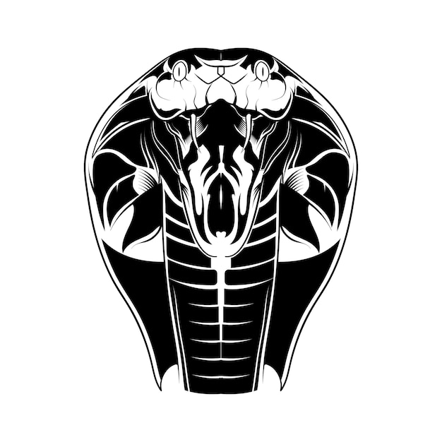 Download Cobra head vector isolated illustration Vector | Premium ...