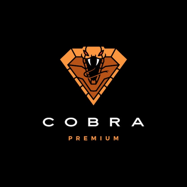 Download Free Cobra Logo In Diamond Shape Premium Vector Use our free logo maker to create a logo and build your brand. Put your logo on business cards, promotional products, or your website for brand visibility.