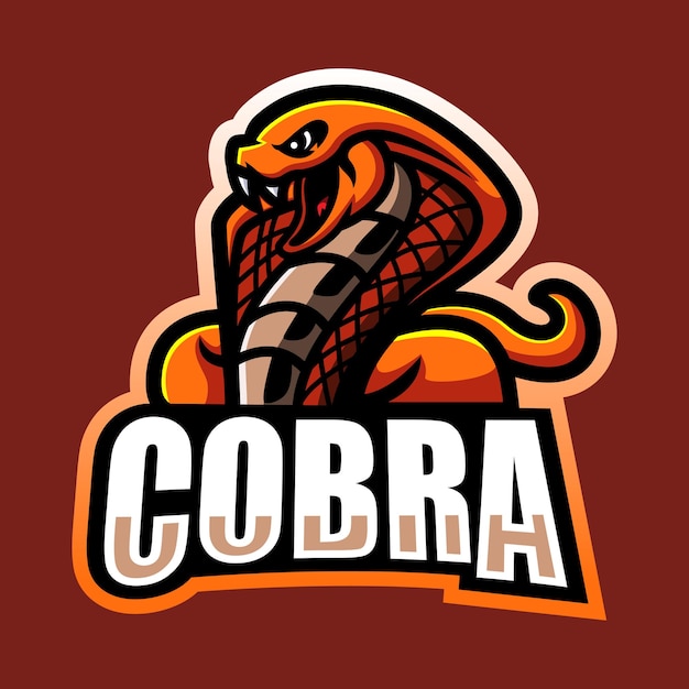 Premium Vector | Cobra mascot esport logo design