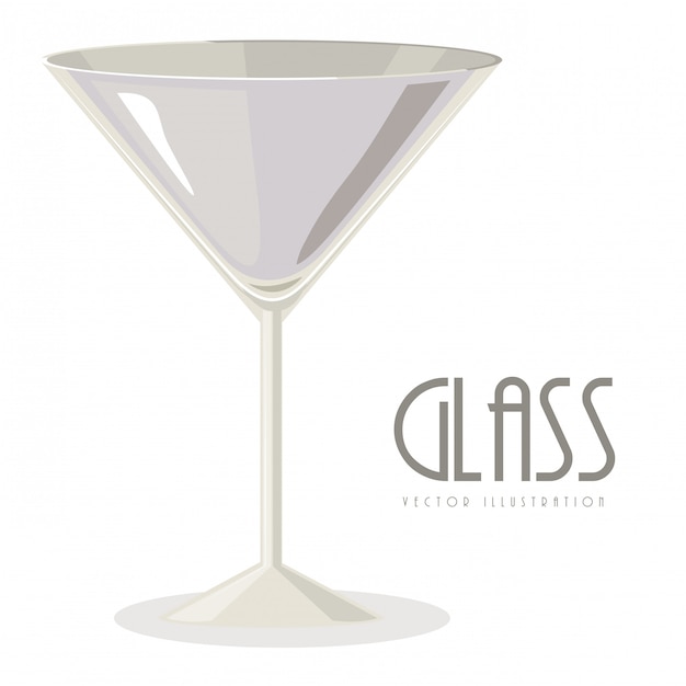 Premium Vector | Cocktail glass