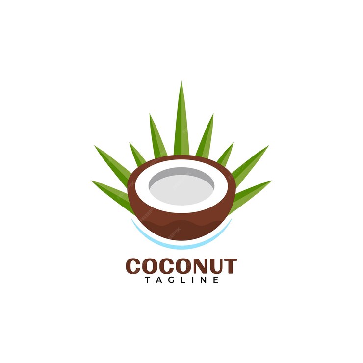 Premium Vector | Coconut logo template vector illustration design