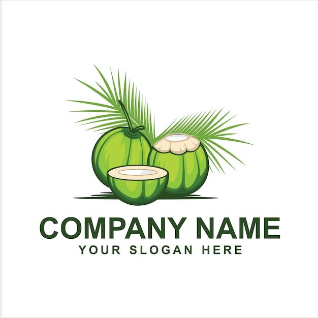 Premium Vector | Coconut logo