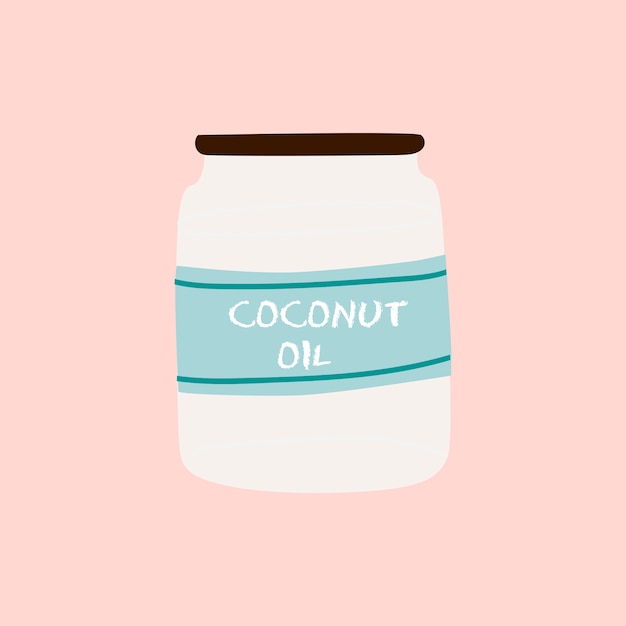 Download Free Vector Coconut Oil Healthy Ingredient Vector