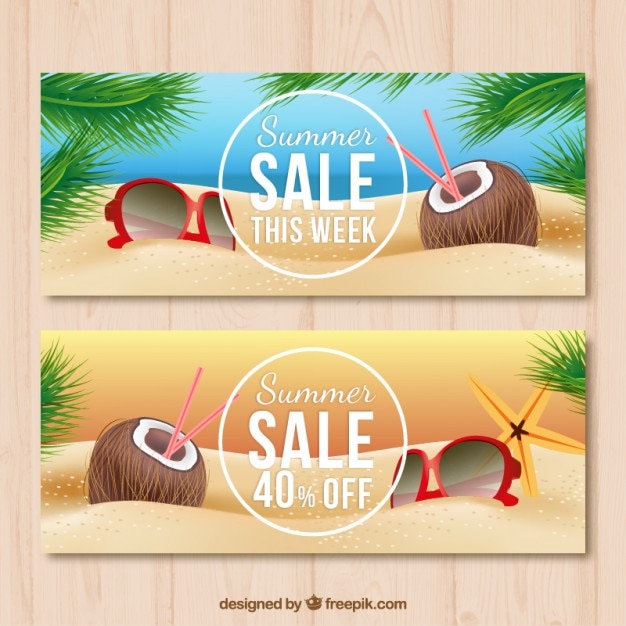 coconut on the beach sale banners_23 2147560468