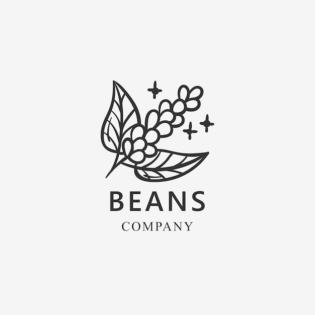 Download Free Coffee Beans Logo Template Premium Vector Use our free logo maker to create a logo and build your brand. Put your logo on business cards, promotional products, or your website for brand visibility.