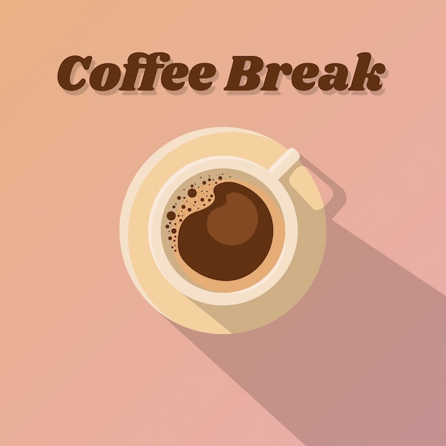 Premium Vector Coffee Break Concept Design