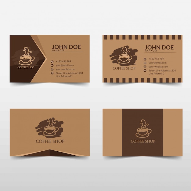 premium-vector-coffee-business-card-vector-template-illustration