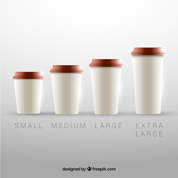 Different Coffee Cup Sizes