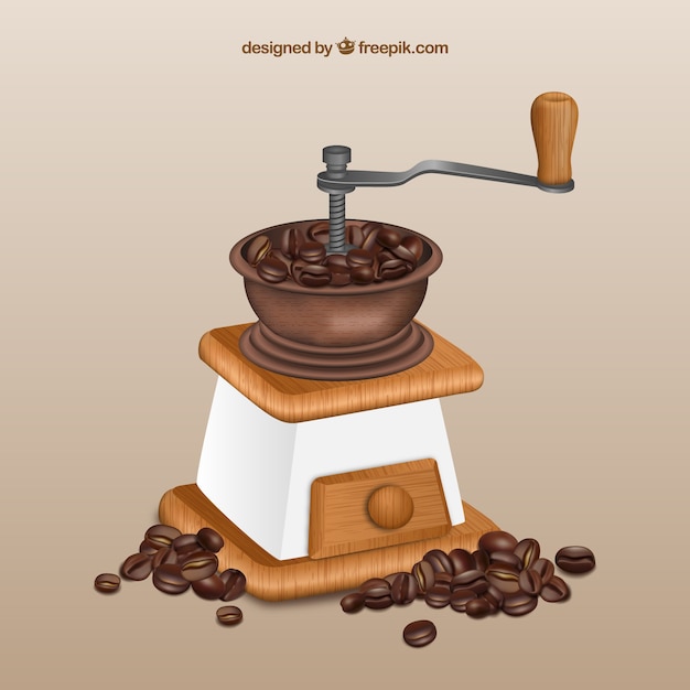 Download Premium Vector | Coffee grinder