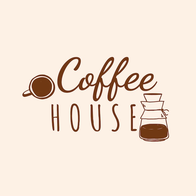Download Coffee house cafe logo vector Vector | Free Download