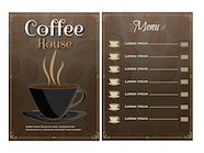 Premium Vector Coffee House Menu Card