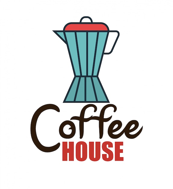 Download Coffee house shop isolated icon | Premium Vector