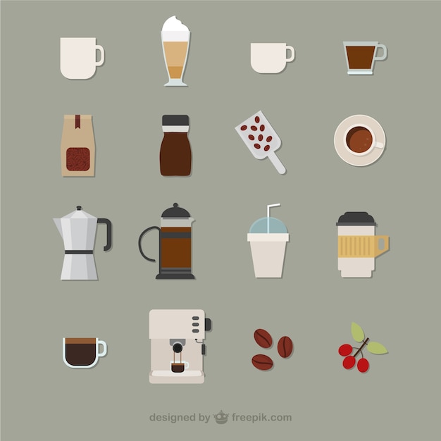 Coffee icons