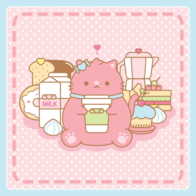 Free Free 324 Hello Kitty Coffee Svg SVG PNG EPS DXF File