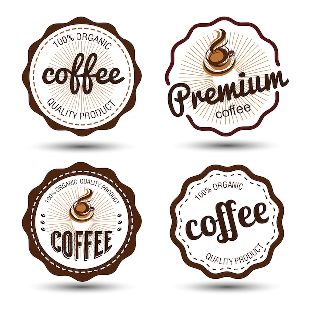 Download Coffee label | Premium Vector