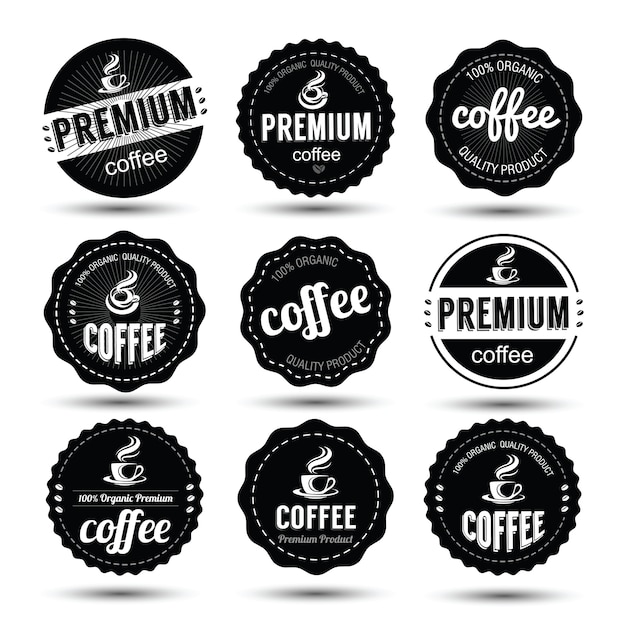 Premium Vector | Coffee label