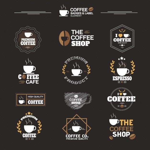 Coffee labels collection