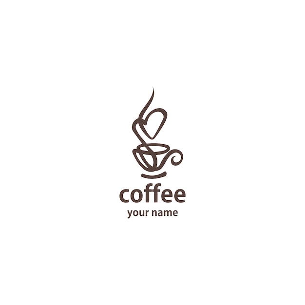 Download Free Coffee Logo Design Vector Template Line Art Premium Vector Use our free logo maker to create a logo and build your brand. Put your logo on business cards, promotional products, or your website for brand visibility.