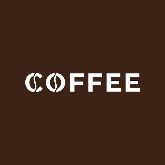 Premium Vector | Coffee logo lettering design vector template