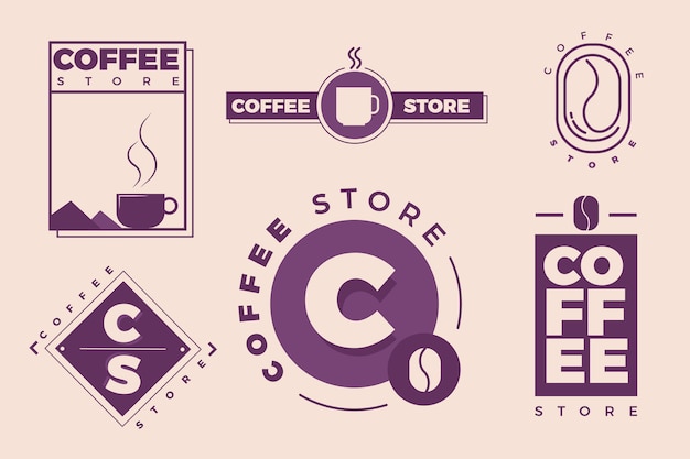 Download Free Coffee Minimal Logo Collection In Two Colours Free Vector Use our free logo maker to create a logo and build your brand. Put your logo on business cards, promotional products, or your website for brand visibility.
