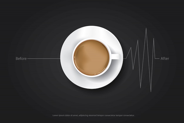 Coffee poster advertisement flayers Premium Vector