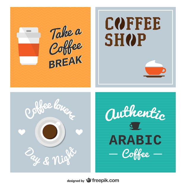 Coffee posters pack