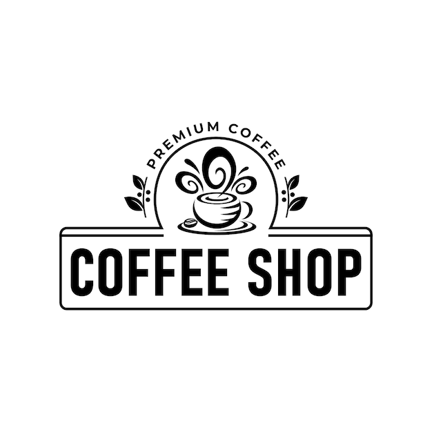 Download Free Coffee Shop Badge Logo Template Premium Vector Use our free logo maker to create a logo and build your brand. Put your logo on business cards, promotional products, or your website for brand visibility.
