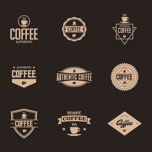 Download Free Coffee Shop Logo Premium Vector Use our free logo maker to create a logo and build your brand. Put your logo on business cards, promotional products, or your website for brand visibility.