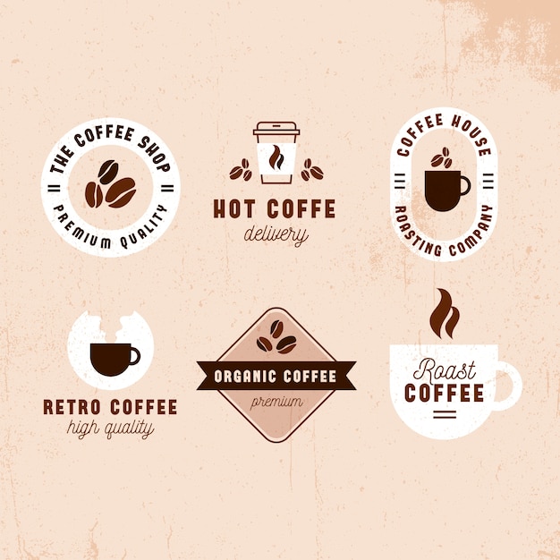 Download Free Coffee Shop Retro Logo Collection Design Free Vector Use our free logo maker to create a logo and build your brand. Put your logo on business cards, promotional products, or your website for brand visibility.