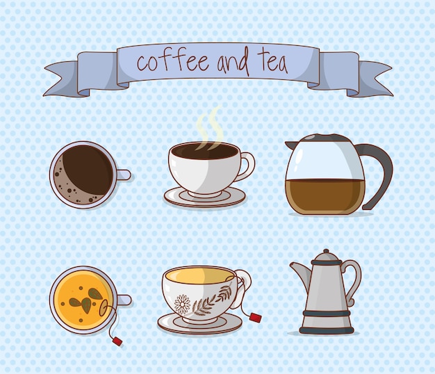 Download Premium Vector | Coffee and tea culture
