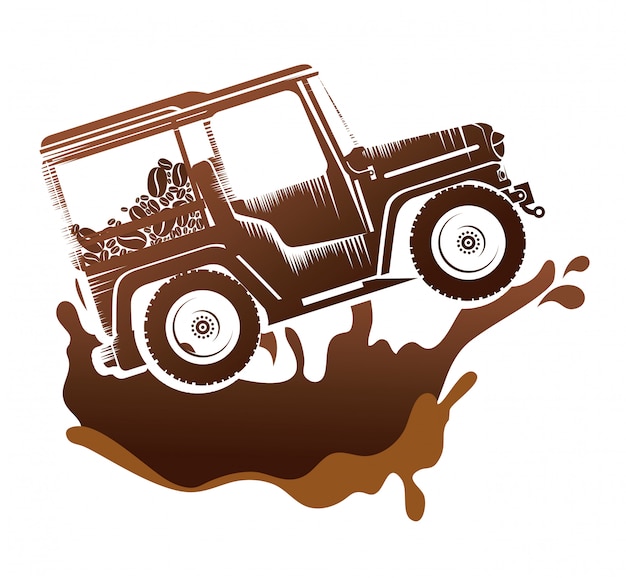 Download Free Coffee Transportation In Jeep Free Vector Use our free logo maker to create a logo and build your brand. Put your logo on business cards, promotional products, or your website for brand visibility.