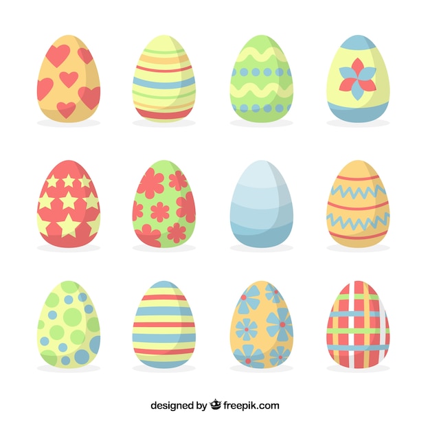 different easter eggs