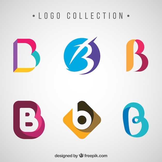 Download Free Collection Of Abstract Colored Logos With Letter B Free Vector Use our free logo maker to create a logo and build your brand. Put your logo on business cards, promotional products, or your website for brand visibility.