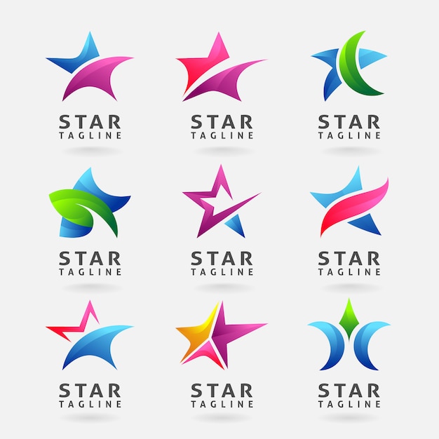Download Free Collection Of Business Star Logo Design Premium Vector Use our free logo maker to create a logo and build your brand. Put your logo on business cards, promotional products, or your website for brand visibility.