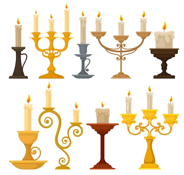 candles and candlesticks