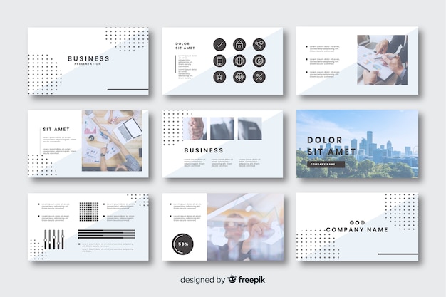 graphic design presentation cards