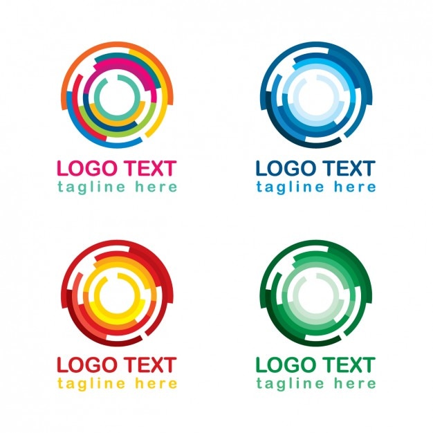Download Free Collection Of Colorful Circular Logo Free Vector Use our free logo maker to create a logo and build your brand. Put your logo on business cards, promotional products, or your website for brand visibility.