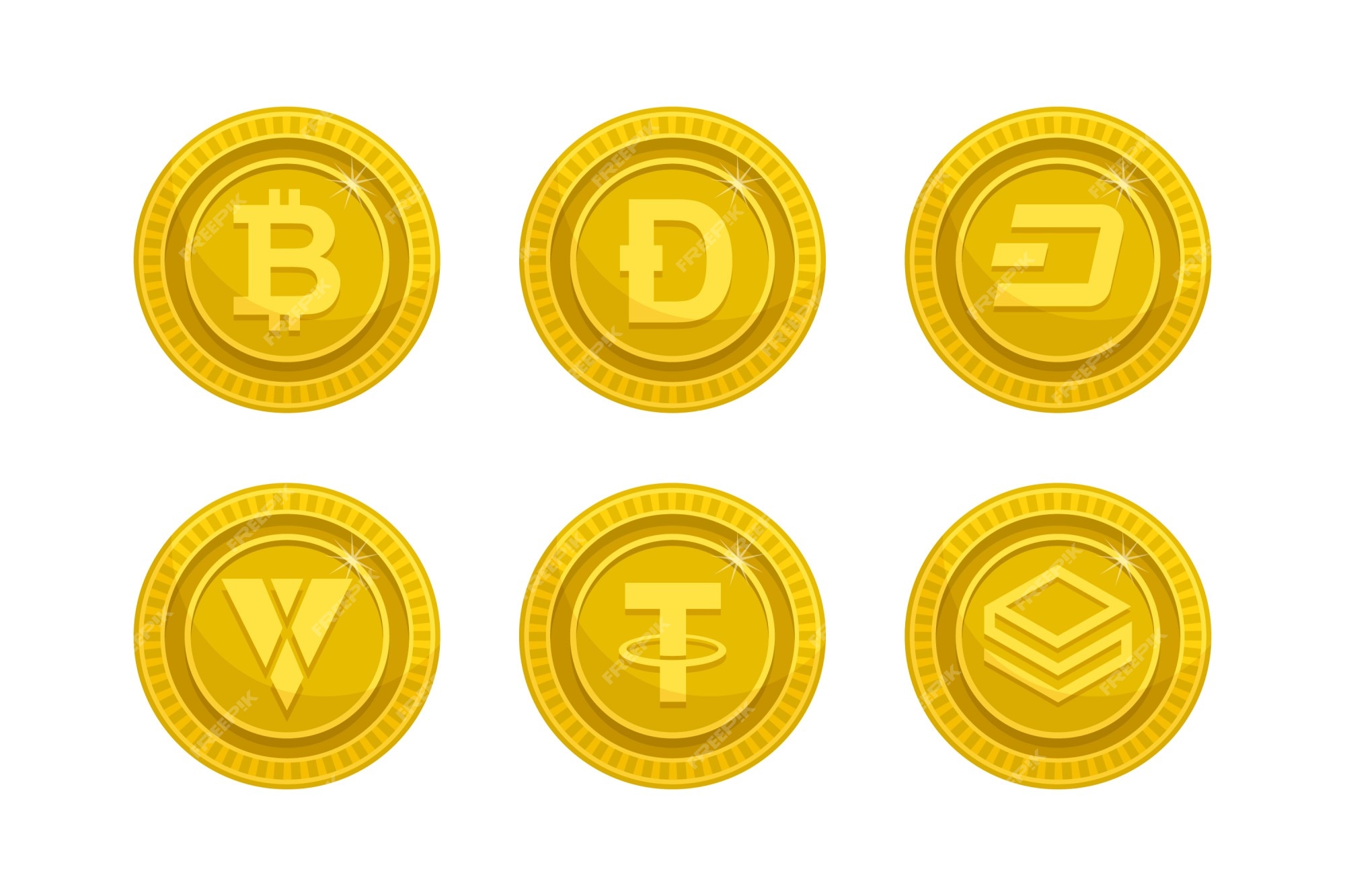 premium-vector-collection-of-cryptocurrency-coins