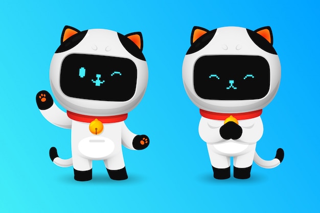 cute cat robot