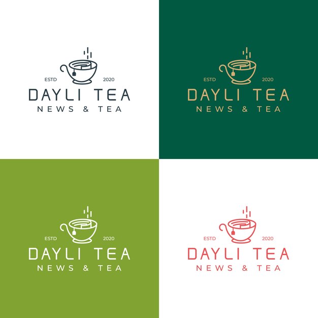Download Free Collection Dayli Tea Logo Template Logo With The Concept Of A Use our free logo maker to create a logo and build your brand. Put your logo on business cards, promotional products, or your website for brand visibility.