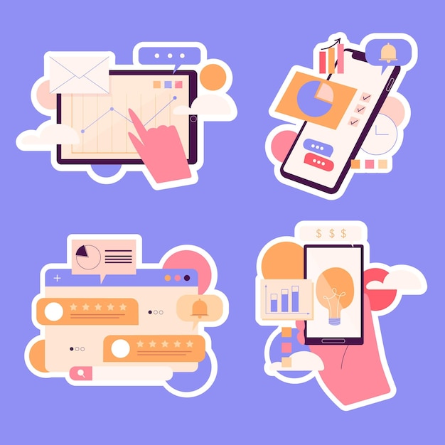 free-vector-collection-of-different-corporation-stickers