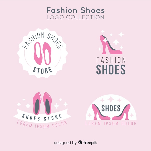 Download Free Download This Free Vector Collection Of Fashion Shoe Logos Use our free logo maker to create a logo and build your brand. Put your logo on business cards, promotional products, or your website for brand visibility.