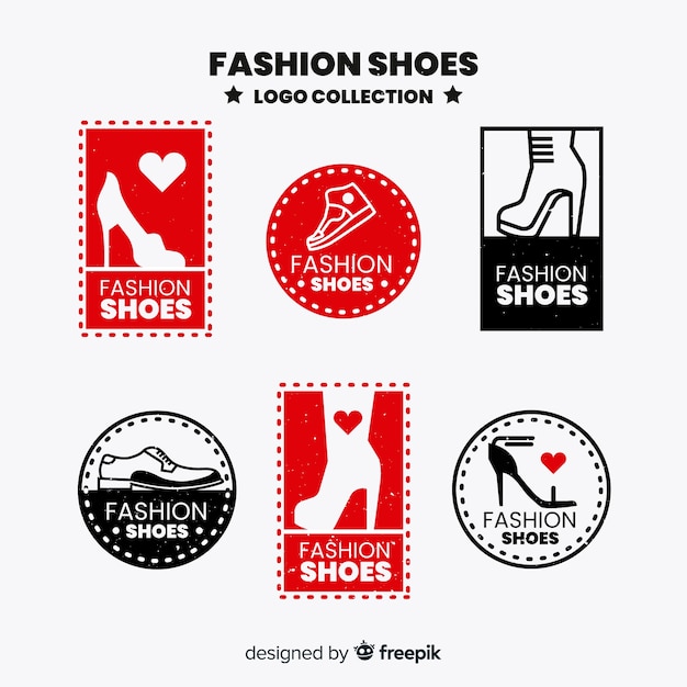 Download Free Download Free Collection Of Fashion Shoe Logos Vector Freepik Use our free logo maker to create a logo and build your brand. Put your logo on business cards, promotional products, or your website for brand visibility.