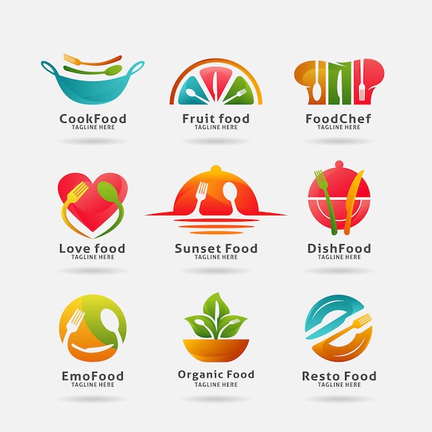 Download Free Collection Of Food And Restaurant Logo Premium Vector Use our free logo maker to create a logo and build your brand. Put your logo on business cards, promotional products, or your website for brand visibility.