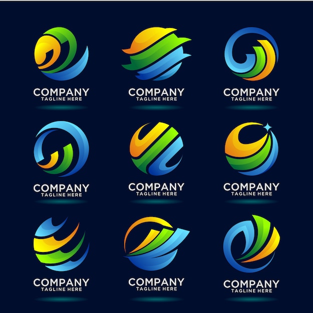 Download Free Collection Of Global Financial Business Logo Design Premium Vector Use our free logo maker to create a logo and build your brand. Put your logo on business cards, promotional products, or your website for brand visibility.