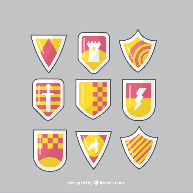 Download Free Collection Of Heraldic Shields Free Vector Use our free logo maker to create a logo and build your brand. Put your logo on business cards, promotional products, or your website for brand visibility.