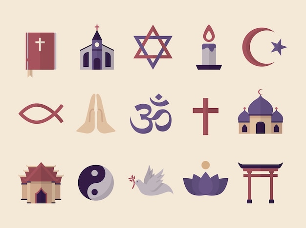 Download Free Collection Of Illustrated Religious Symbols Free Vector Use our free logo maker to create a logo and build your brand. Put your logo on business cards, promotional products, or your website for brand visibility.